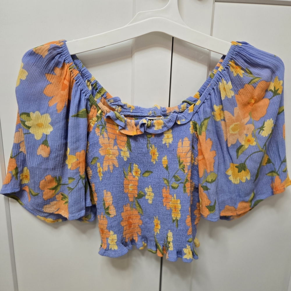 Floral‎ Off-Shoulder Women Top